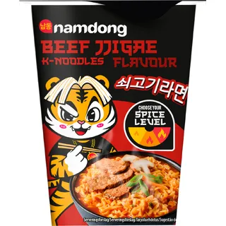 Namdong Beef jjigae k-noodles flavour