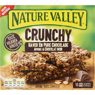 Nature Valley Crunchy haver en pure chocolade koek 5-pack