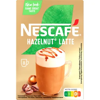 Nescafé Nescafé Hazelnut latte oploskoffie