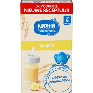 Nestlé Nestlé Pyjamapapje banaan 6m+ 3x voordeel 3-pack