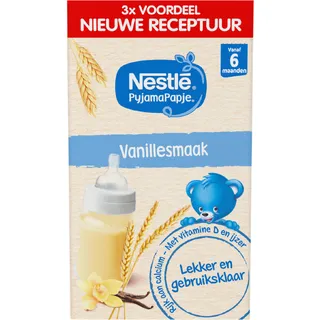 Nestlé Nestlé Pyjamapapje vanille 6m+ 3x voordeel 3-pack