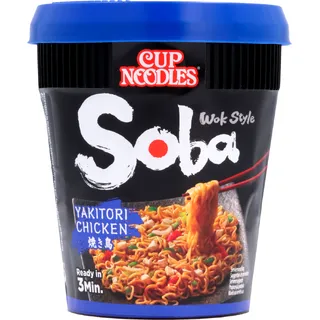 Nissin Soba cup noodles yakitori chicken