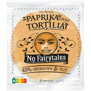 No Fairytales Paprika & chili tortilla wraps