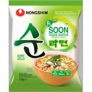 NongShim Veggie ramen noodles