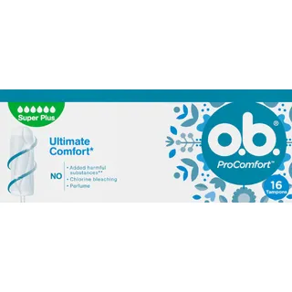 O.B. ProComfort tampons super plus