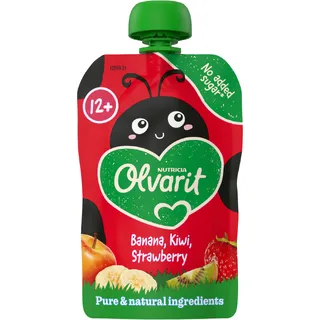 Olvarit Knijpfruit banaan kiwi aardbei