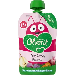 Olvarit Knijpfruit peer wortel rode biet