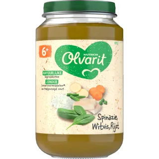 Olvarit Spinazie witvis rijst