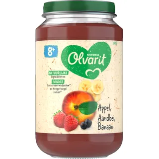 Olvarit 8+ mnd appel aardbei banaan