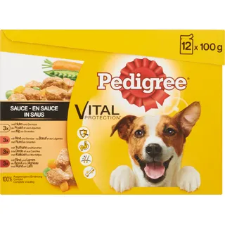 Pedigree Adult mix selectie met groenten in saus 12-pack