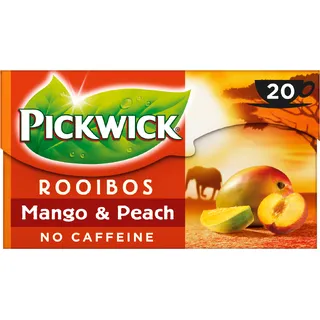 Pickwick Mango & perzik rooibos thee