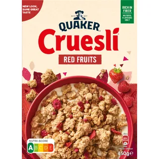 Quaker Cruesli rood fruit