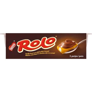 Nestlé Rolo Chocolade & karamel dessert 2-pack