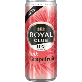 Royal Club Pink grapefruit 0% suiker