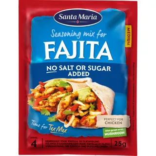 Santa Maria Kruidenmix fajita no salt or sugar