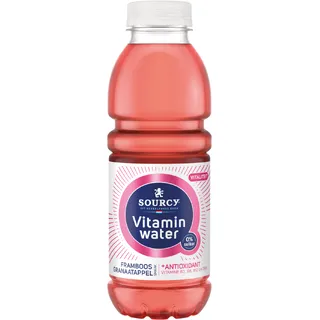 Sourcy Vitaminwater Framboos-Granaatappel 500ML