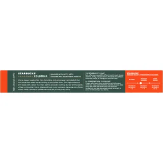 Starbucks Nespresso Colombia capsules