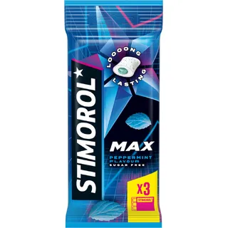 Stimorol Max Peppermint Flavour Sugar Free 3-pack