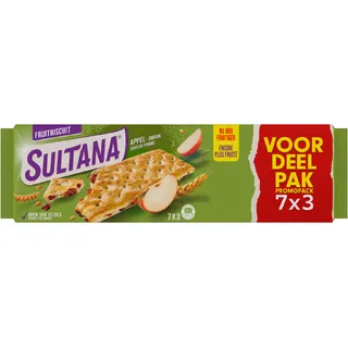 Sultana Fruitbiscuit appel voordeelpak