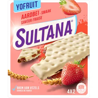 Sultana Yofruit aardbei smaak