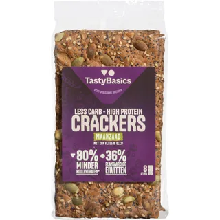TastyBasics Low carb-high protein cracker maanzaad