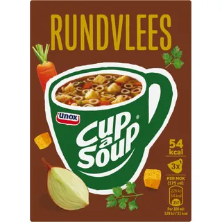 Unox Cup-a-soup rundvlees 3-pack