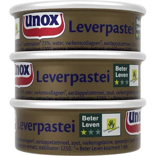 Unox Leverpastei 3-pack