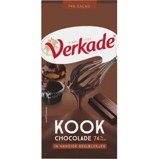 Verkade Kookchocolade 74% cacao