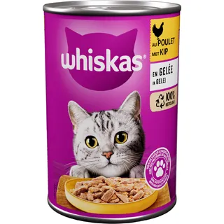 Whiskas in gelei kattennatvoer kip blik