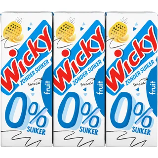 Wicky Fruit 0% suiker 6-pack