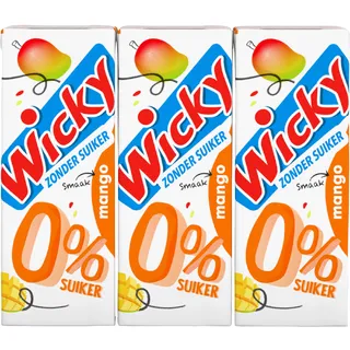 Wicky Mango 0% suiker 6-pack