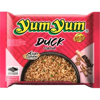 Yum Yum Duck flavour instant noodles