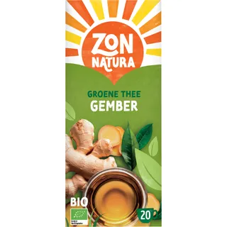 Zonnatura Groene thee gember