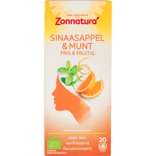 Zonnatura Sinaasappel & munt fris & fruitig