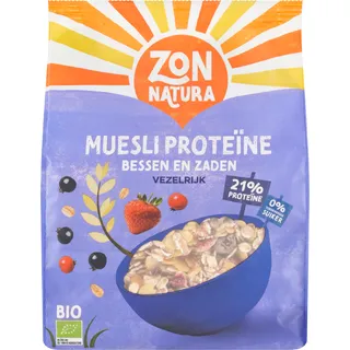 Zonnatura Muesli bessen en zaden proteïne
