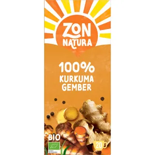 Zonnatura 100% kurkuma gember kruideninfusie