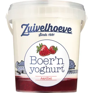 Zuivelhoeve Boer'n yoghurt aardbei