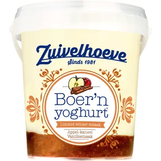Zuivelhoeve Boer'n yoghurt vanille appel kaneel