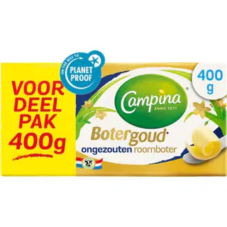 Campina Botergoud roomboter ongezouten voordeel