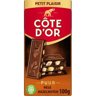 Cote D'Or Pure Chocolade Met Hele Hazelnoten
