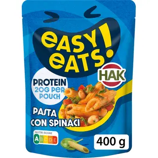 Hak Easy Eats! Pasta Con Spinaci