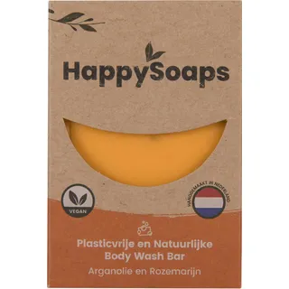 HappySoaps Happy body bar arganolie en rozemarijn