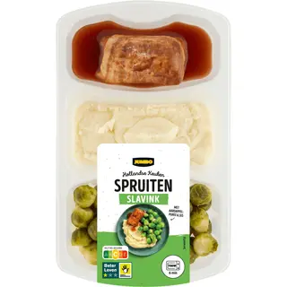 Huismerk Hollandse Keuken Spruiten Slavink met Aardappelpuree & Jus