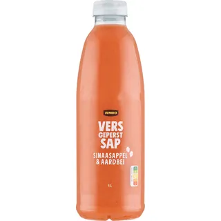Huismerk vers sap sinaasappel appel aardbei