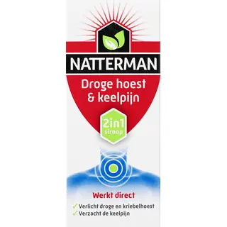 Natterman Droge hoest & keelpijn 2in1 siroop
