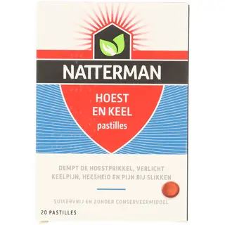 Natterman Hoest en keel pastilles