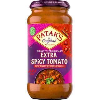 Patak's Extra spicy tomato sauce