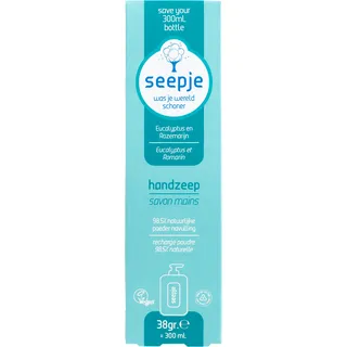 Seepje Handzeep eucalyptus & rozemarijn navul