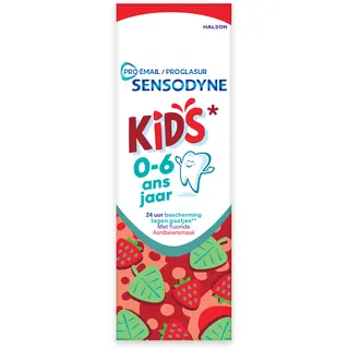 Sensodyne Proglasur Kids Aardbeiensmaak Tandpasta 0-6 Jaar