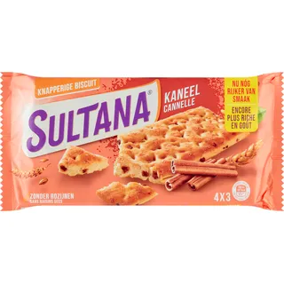 Sultana Knapperige biscuit kaneel